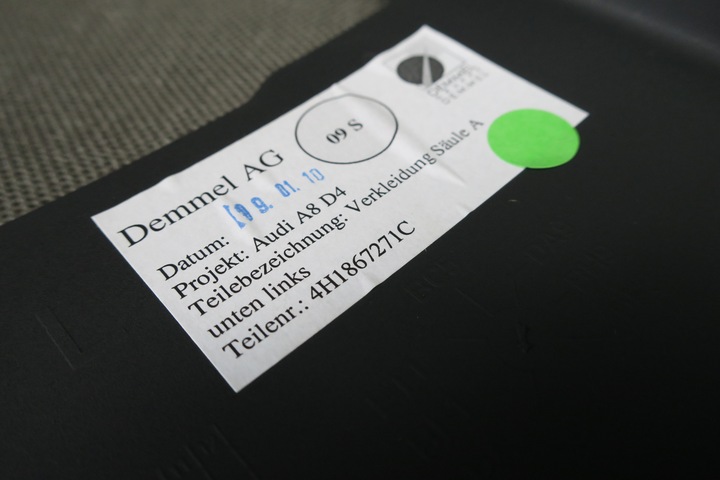 фото №9, Защита обшивка стойка порога audi a8 s8 4h1867271c