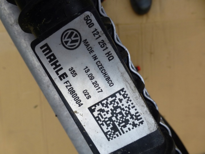 фото №9, Kpl. радіатор вода+ кондиціонер audi vw seat skoda 5q0