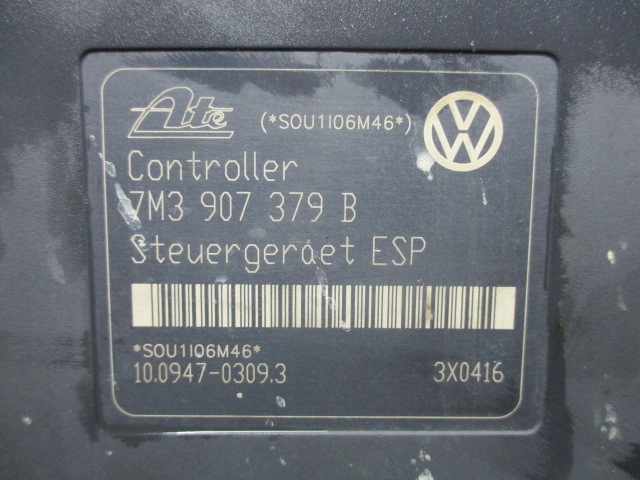 фото №6, Sharan galaxy 00-07 abs esp 7m3907379b ,7m3614111