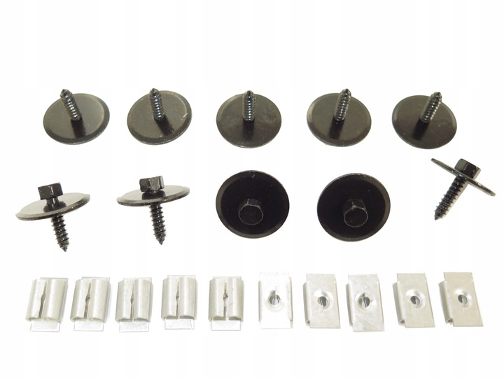 фото №1, Винты пластинки клипсы защитные накладки двигателя mercedes w202