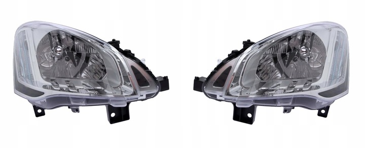 фото №1, Фара лампа перед peugeot partner 12- комплект