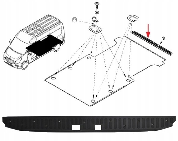 фото №11, Планка накладка порогова master iii зад 849932462r оригінал