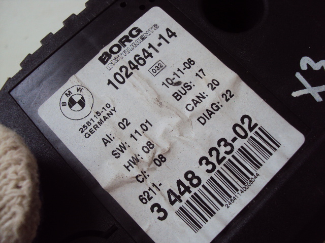 фото №5, Спидометр bmw x3 e83 3448323