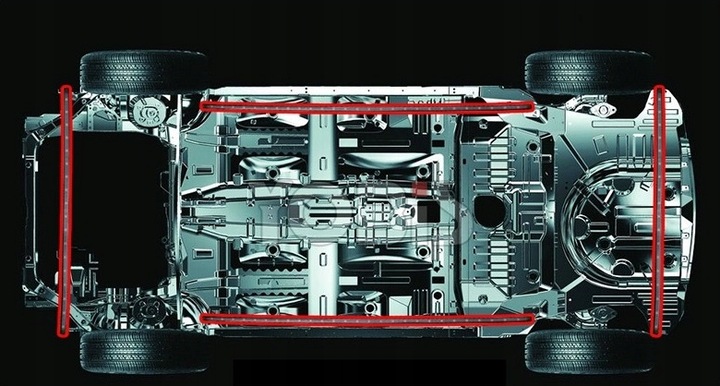 фото №15, Освітлення шасі pod автомобіль led rgb neon 2x60 + 2x90 app блютуз
