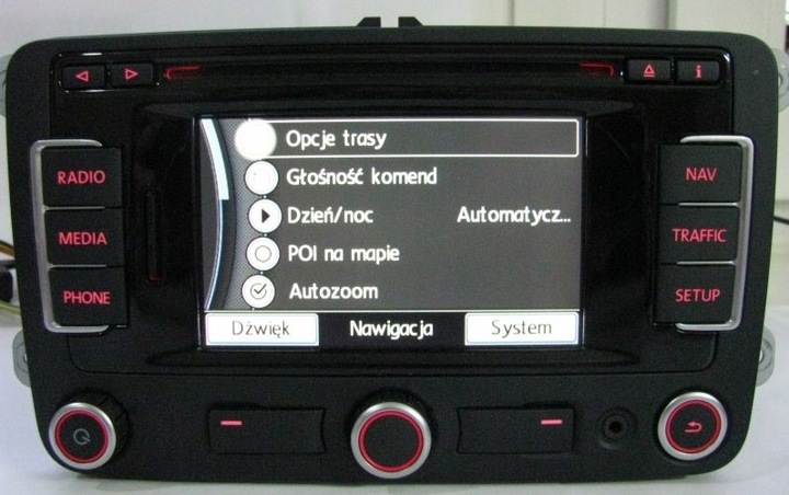 фото №1, Навігація vw rns 310 польські меню lektor карта mp3