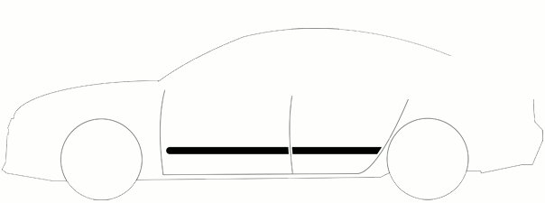 фото №6, Ford focus ii mk2 2004 - 2011 планки боковые, защитные накладки дверь - комплект