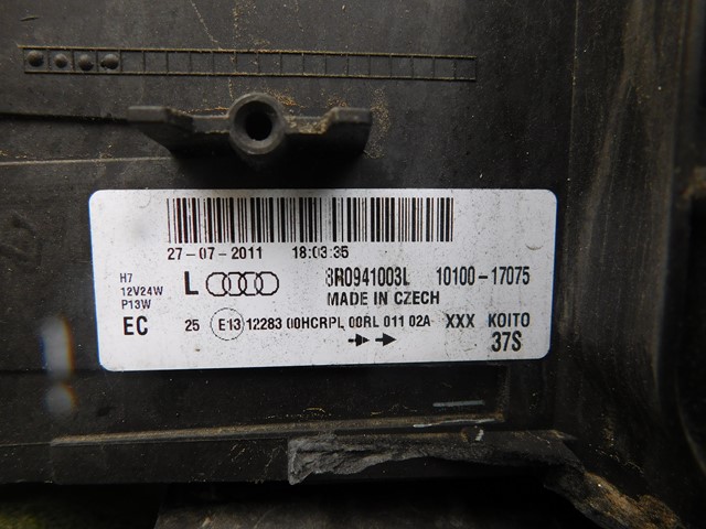 фото №3, Лампа левая фара левый audi q5 8r 08-12