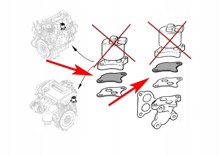 фото №3, Заглушка egr opel astra f/g/h combo corsa c