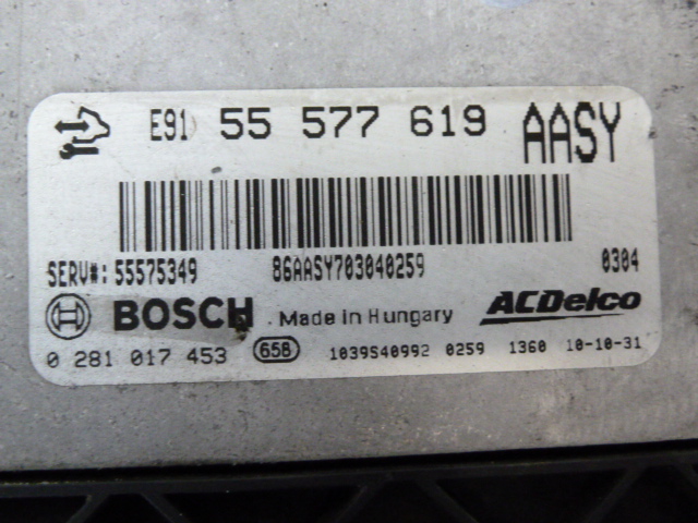 počítač OPEL INSIGNIA 2.0 CDTI 160 AASY 55577619
