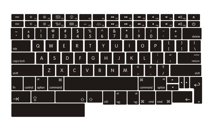 Клавиатура ноутбука буквы фото Купить Наклейки на всю клавиатуру - APPLE, MAC, MACBOOK: отзывы, фото и характер