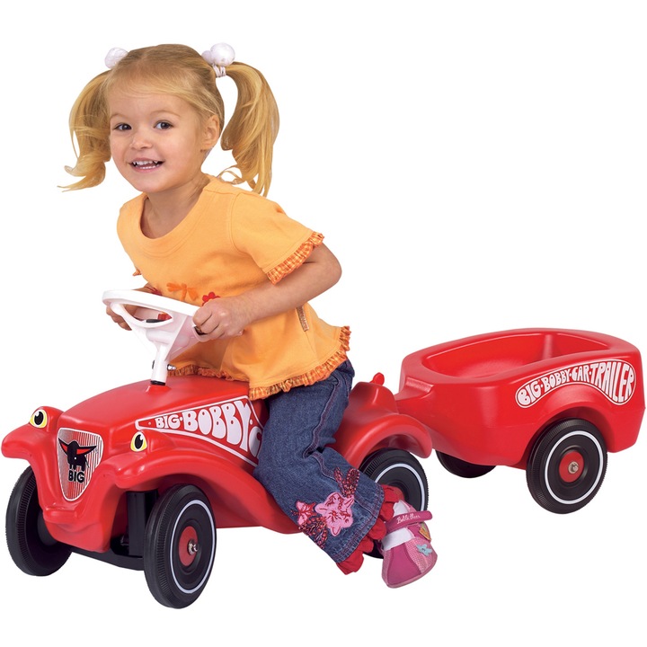 BIG PRZYCZEPKA Do JEŹDZIKA BOBBY CAR Czerwona Marka BIG