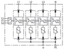 Zdjęcie oferty: Ogranicznik przepięć C Typ 2 4P 20kA 1,5kV DEHNguard M TNS 275 FM 952405