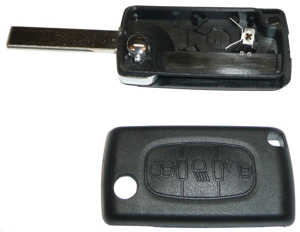 фото №1, Корпус ключа pilot citroen c2 c3 c4 c5 c6 nowa