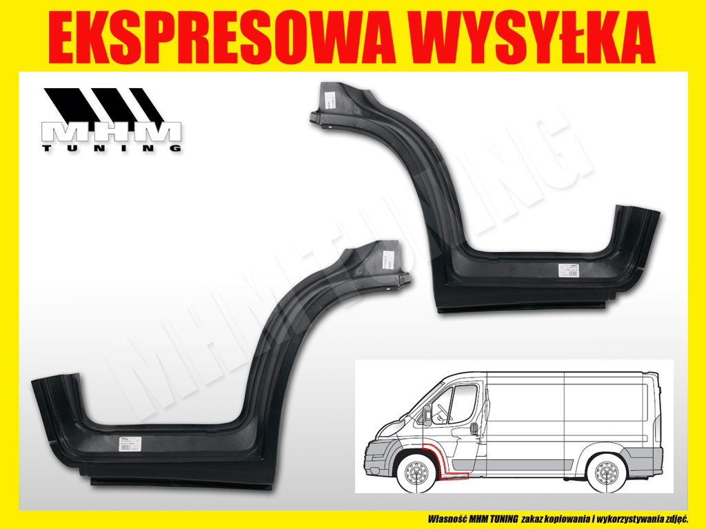Поріг ремкомплект fiat ducato boxer jumper 2006- r Ціна