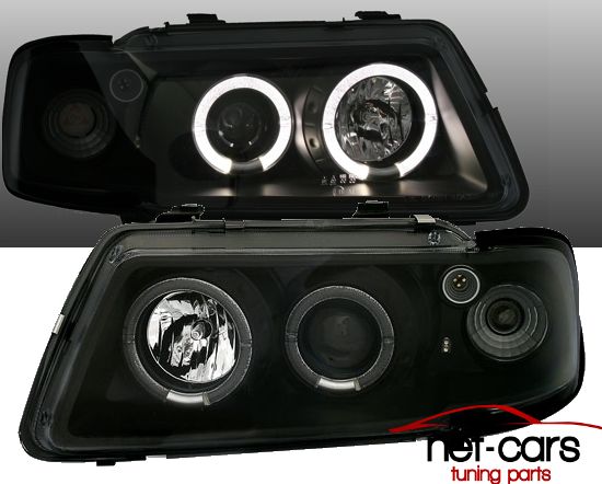 фото №1, Лампи фари audi a3 s3 8l angel eyes led b