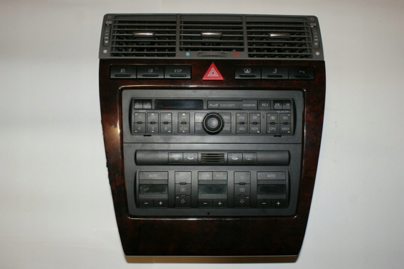 фото №2, Audi a8 99-02 каркас рамка pod радіо консоль lift