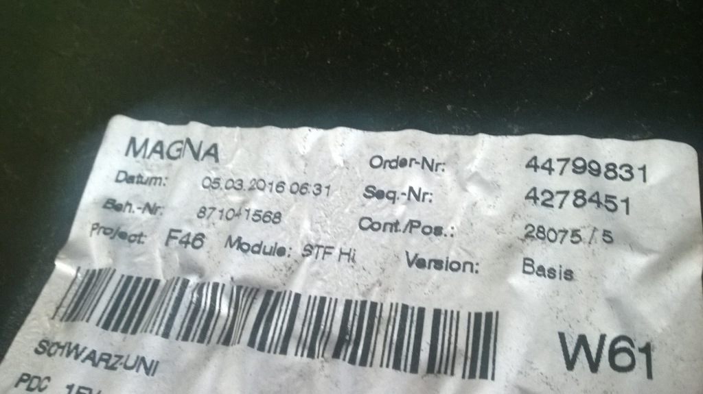 фото №6, Bmw 2 f46 задний бампер задняя