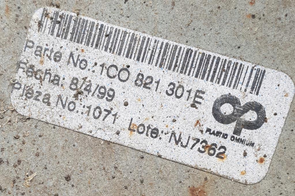 фото №7, Крыло левый задний задняя vw new beetle 1c0821301e