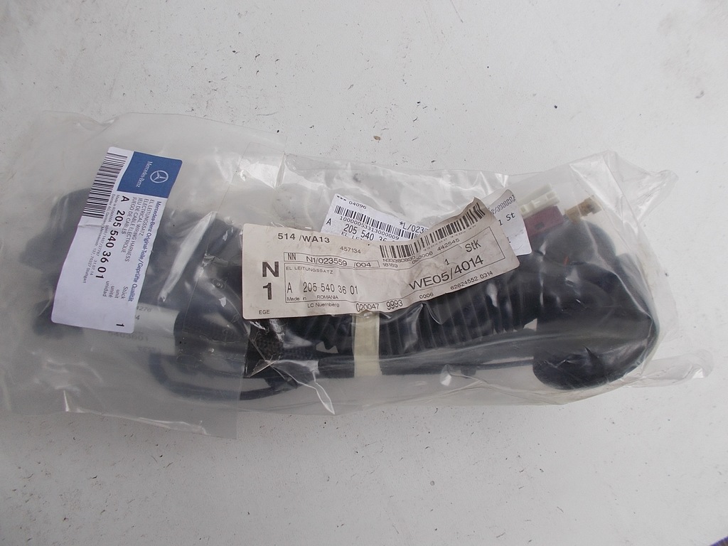 фото №1, Джгут w205 a2055403601 електропроводка