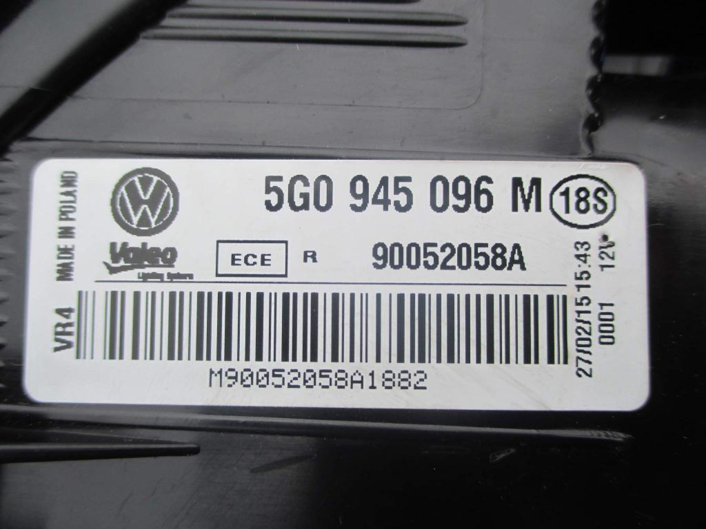фото №4, Лампа задня vw golf vii hb 2012r-