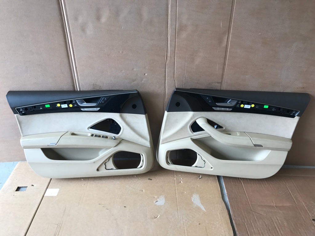 фото №6, Audi a8 d4 4h0 сидіння середина салон бежеві