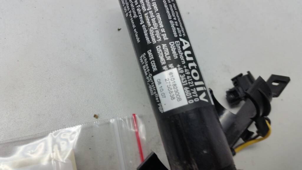 фото №4, Pas правий перед натягувач натягувач mini cooper r56