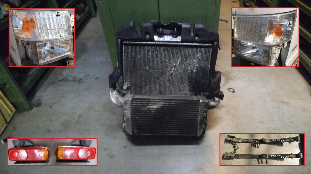 фото №1, Mitsubishi canter fuso радиатор + интеркулер