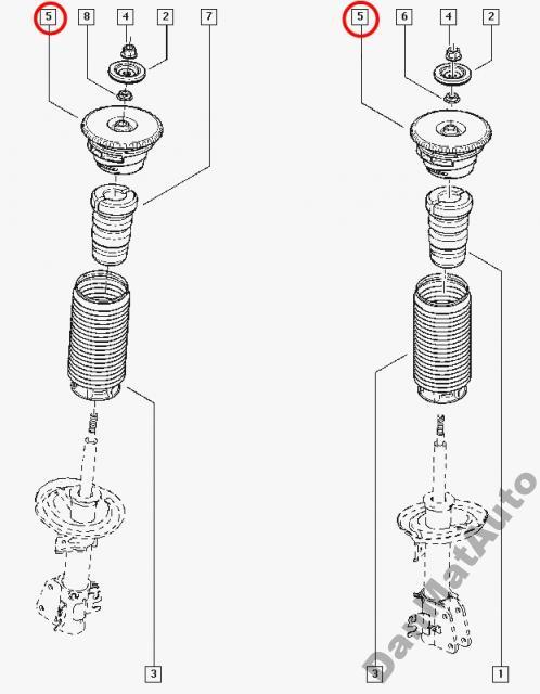 фото №6, Подушка амортизатора renault master 2.3 dci sachs
