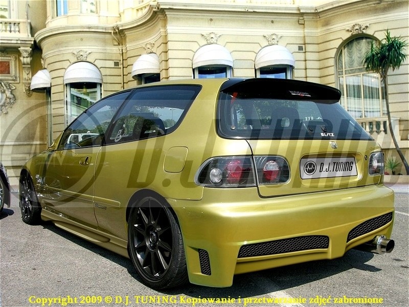 фото №1, Honda civic v бампер задний radical dj-tuning