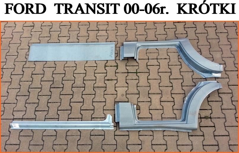 фото №2, Набір поріг підкрилок обшивка бік ford transit 00-