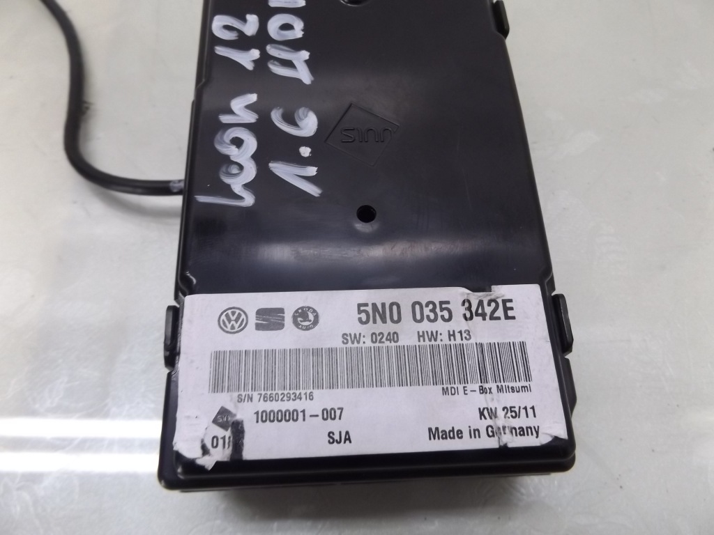 фото №3, Leon ii модуль блок управления 5n0035342e