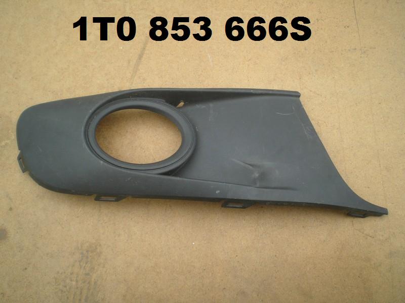 фото №1, Vw touran caddy решётка решётка радиатора рамка правая бампер