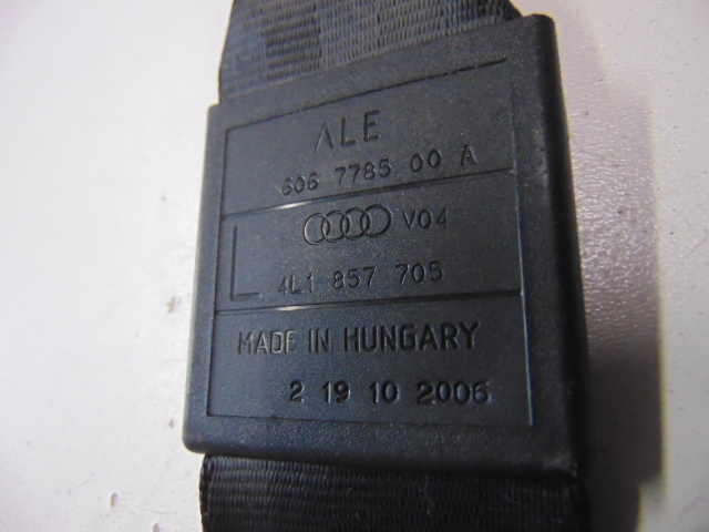 фото №8, Pas безпеки лівий перед audi q7 4l1857705