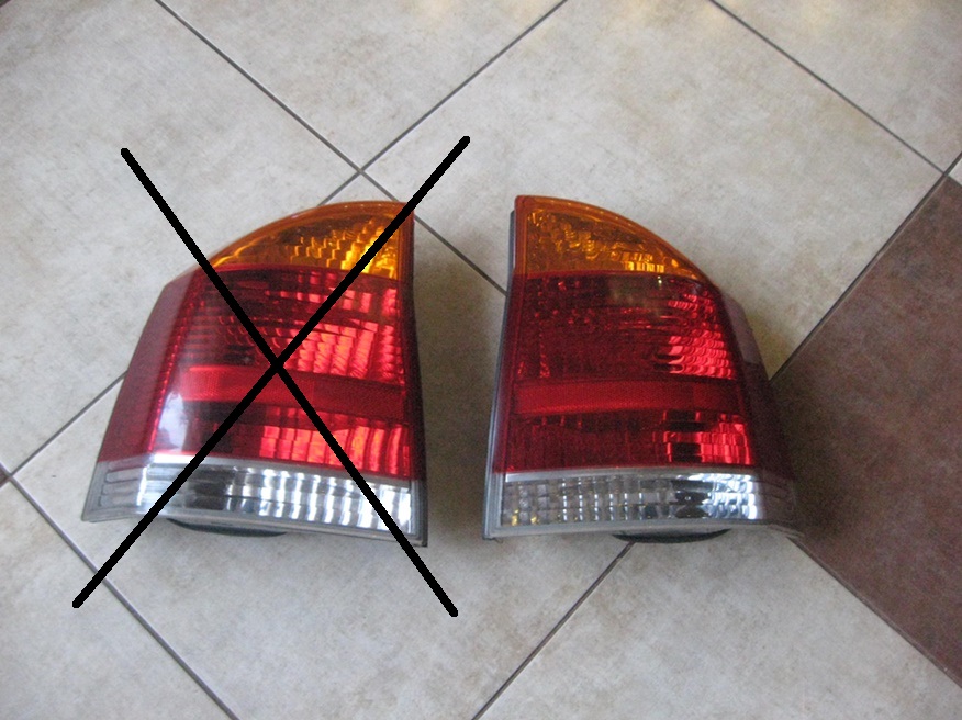 фото №1, Правая лампа задняя --- opel vectra c - sedan !