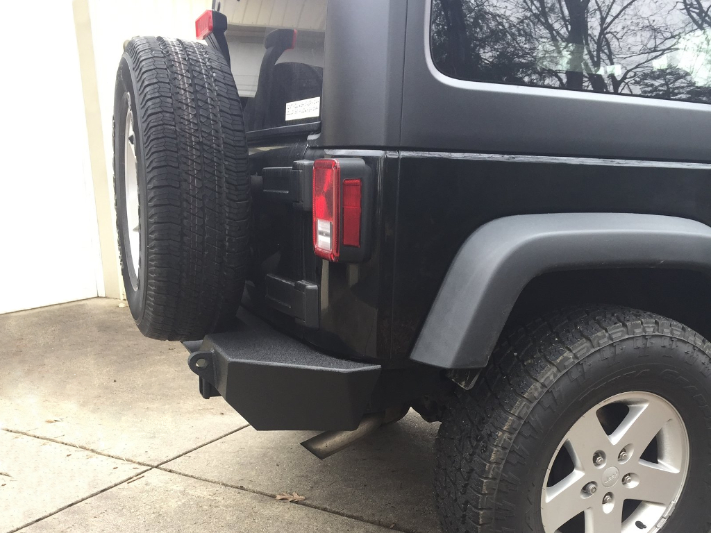 Бампер задний jeep wrangler jk металлический стальной с Разборки