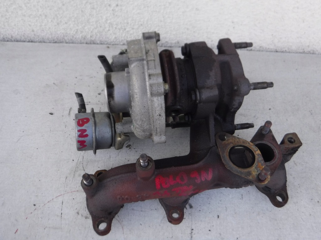 фото №1, Турбонагнетатель vw polo 9n 1.4 tdi