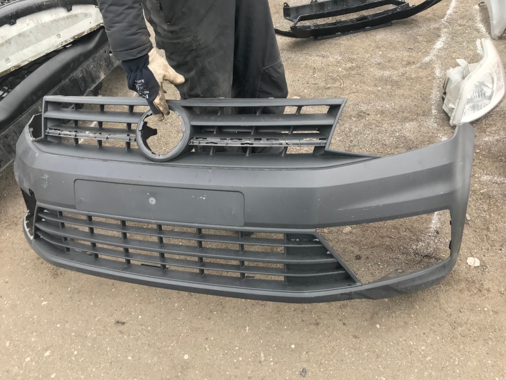 Vw caddy iii 3 бампер передний оригинальный Недорого