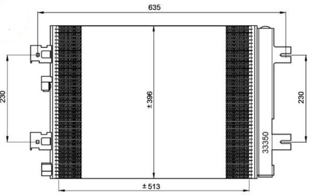 фото №4, Nowa радиатор кондиционера конденсатор dacia logan