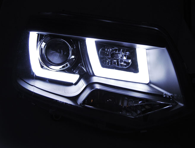 Vw transporter t5 09-15 фонари фары led drl с Разборки