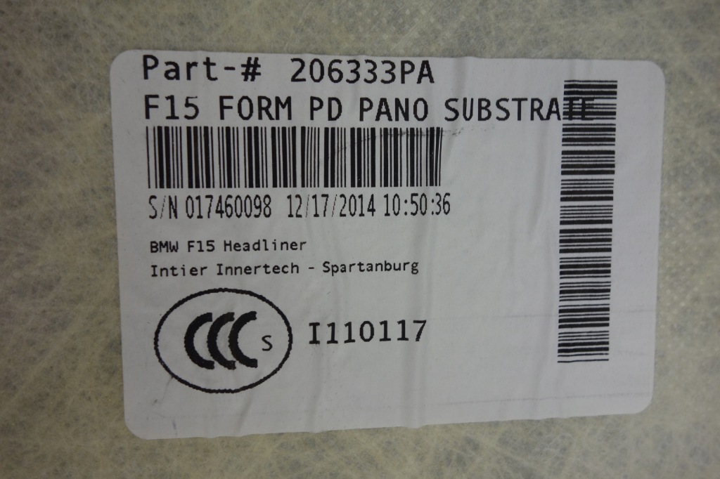 фото №7, Стеля стеля bmw x5 f15 alcantara