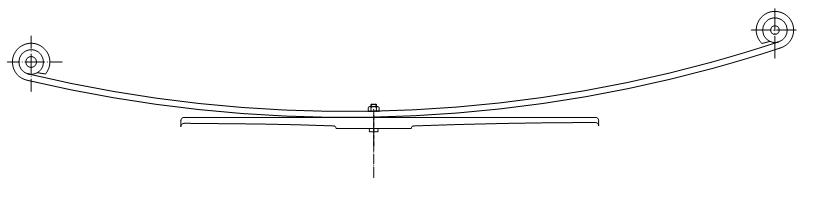 фото №1, Рессора рессоры ford transit задняя 2p 94-00