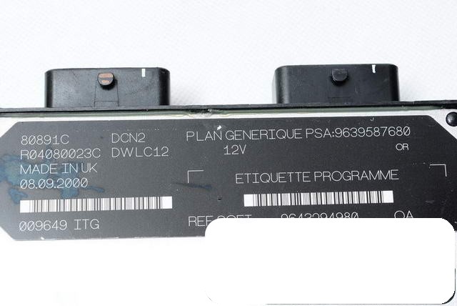 фото №3, Бортовий комп'ютер peugeot citroen 9639587680 r04080023c