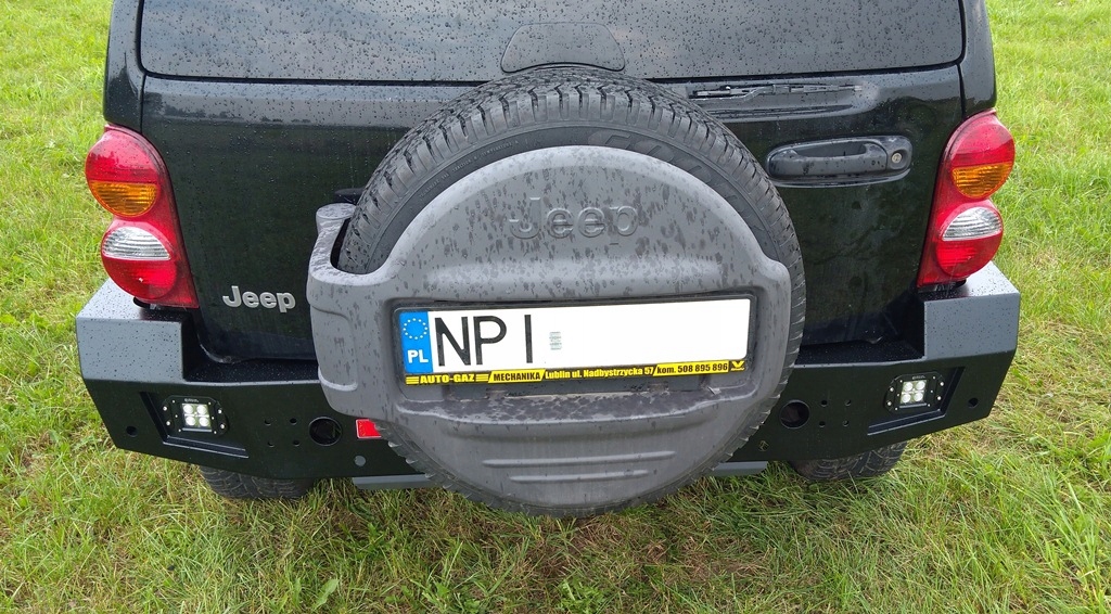 фото №3, Бампер стальной задняя задний jeep cherokee kj rtech