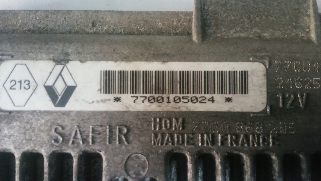 фото №2, Czysty virgin бортовой компьютер renault clio twingo 1.2 7700105024