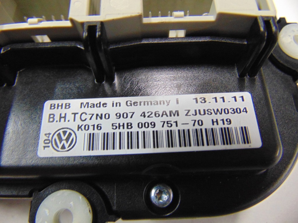 фото №6, Панель кондиціонер vw passat cc b7 sharan 7n0907426am