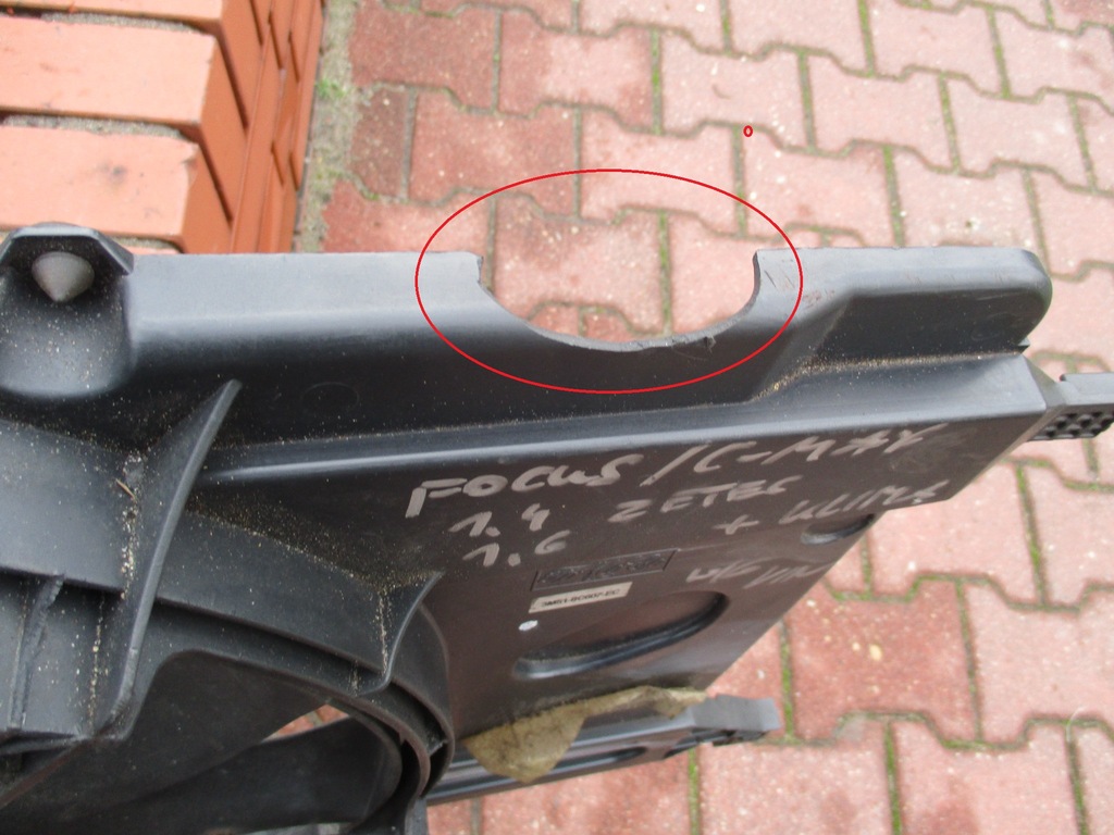 фото №6, Ford focus c-max 1.4 1.6 16v вентилятор радиатора