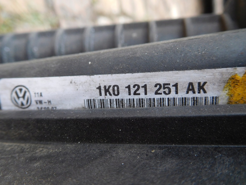 фото №5, Радиатор комплект vw skoda 1.9 1k0959455ef