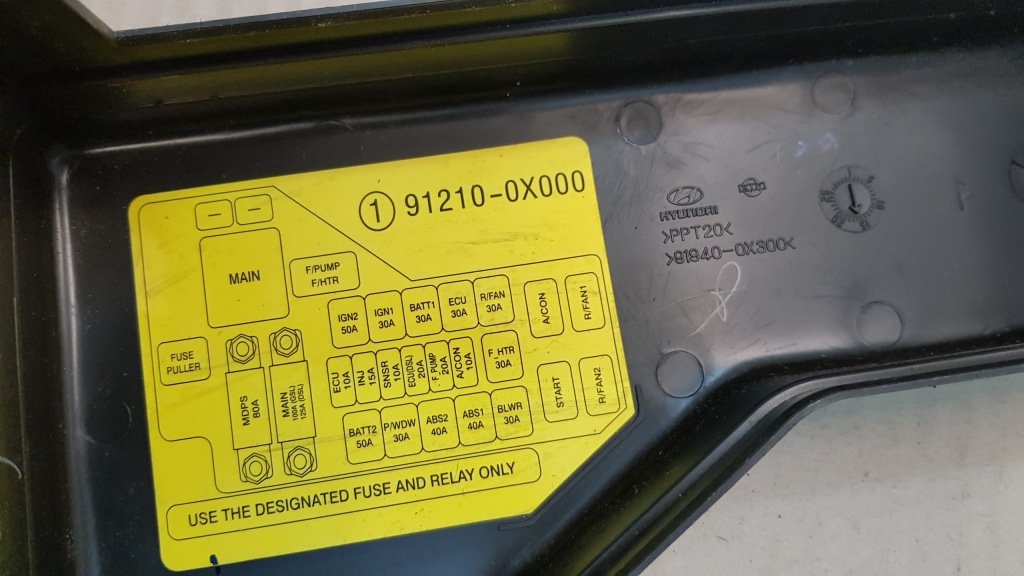 фото №5, Hyundai i10 1,2 коробка предохранителей rozdzielka