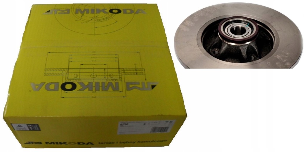 Купить Тормозные диски mikoda 1771l подшипник renault fluence задний