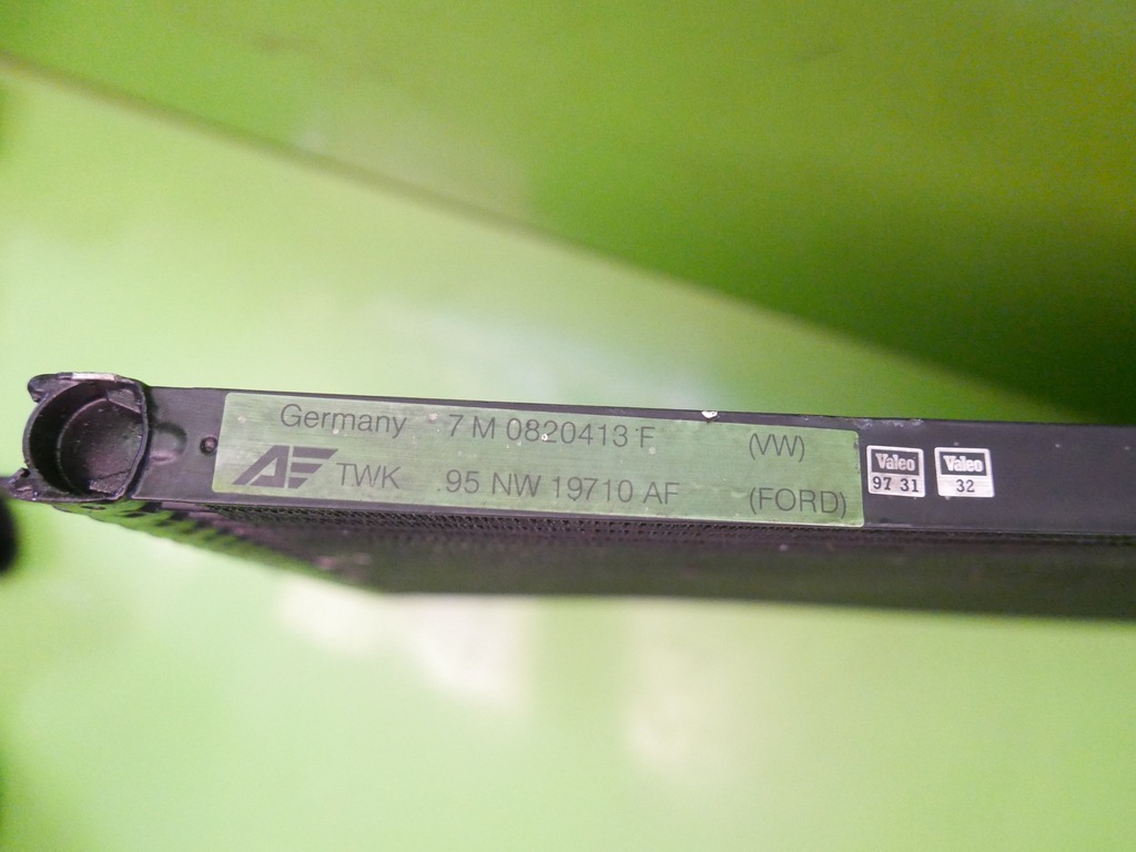 фото №5, Радиатор кондиционера vw sharan i 1.9 tdi 95-00